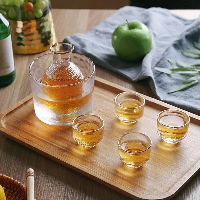 Wine Beer & More - Glass Beer Cup Set Bar Accessories