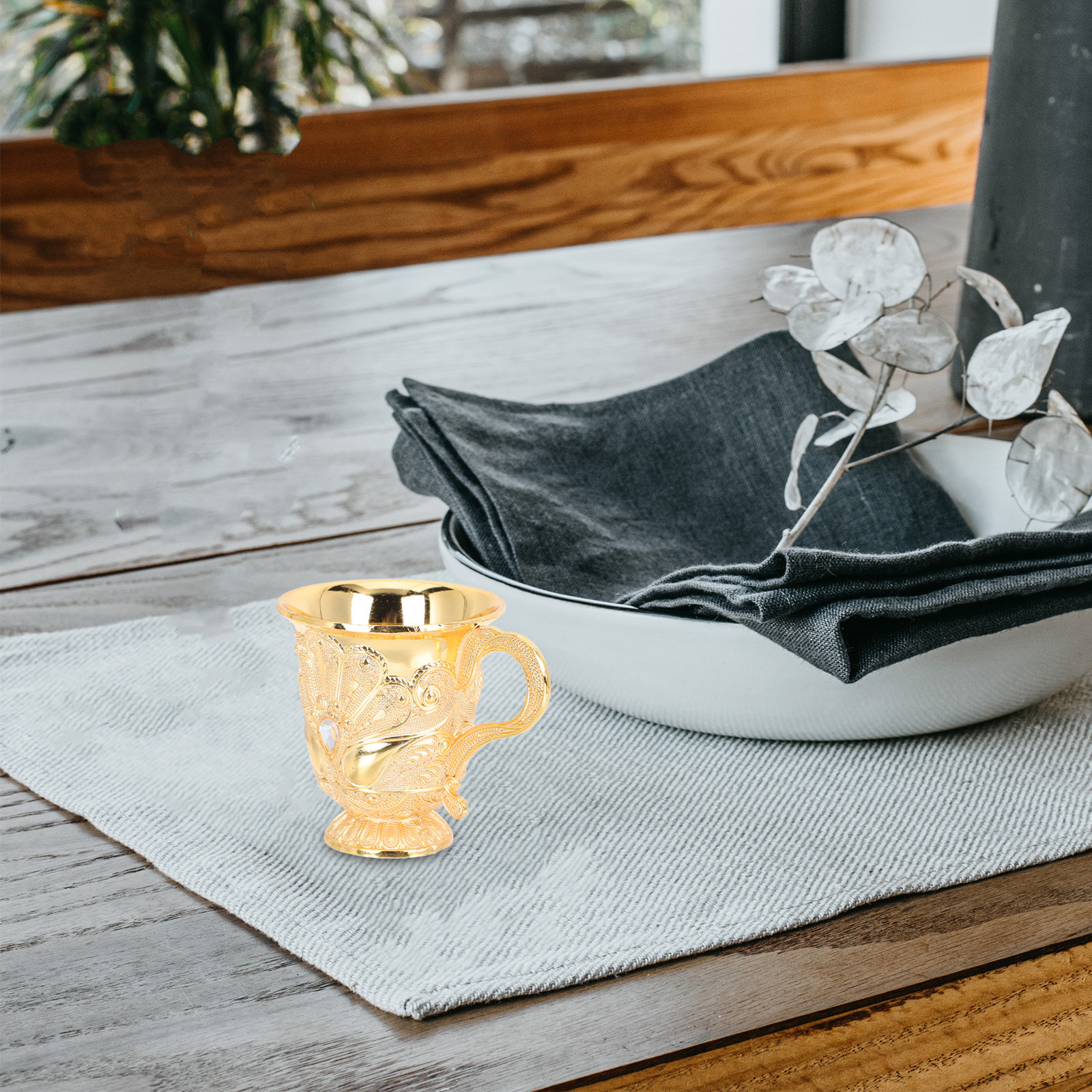 Wine Beer & More - Wine Chalice Vintage Cups Metal Wine