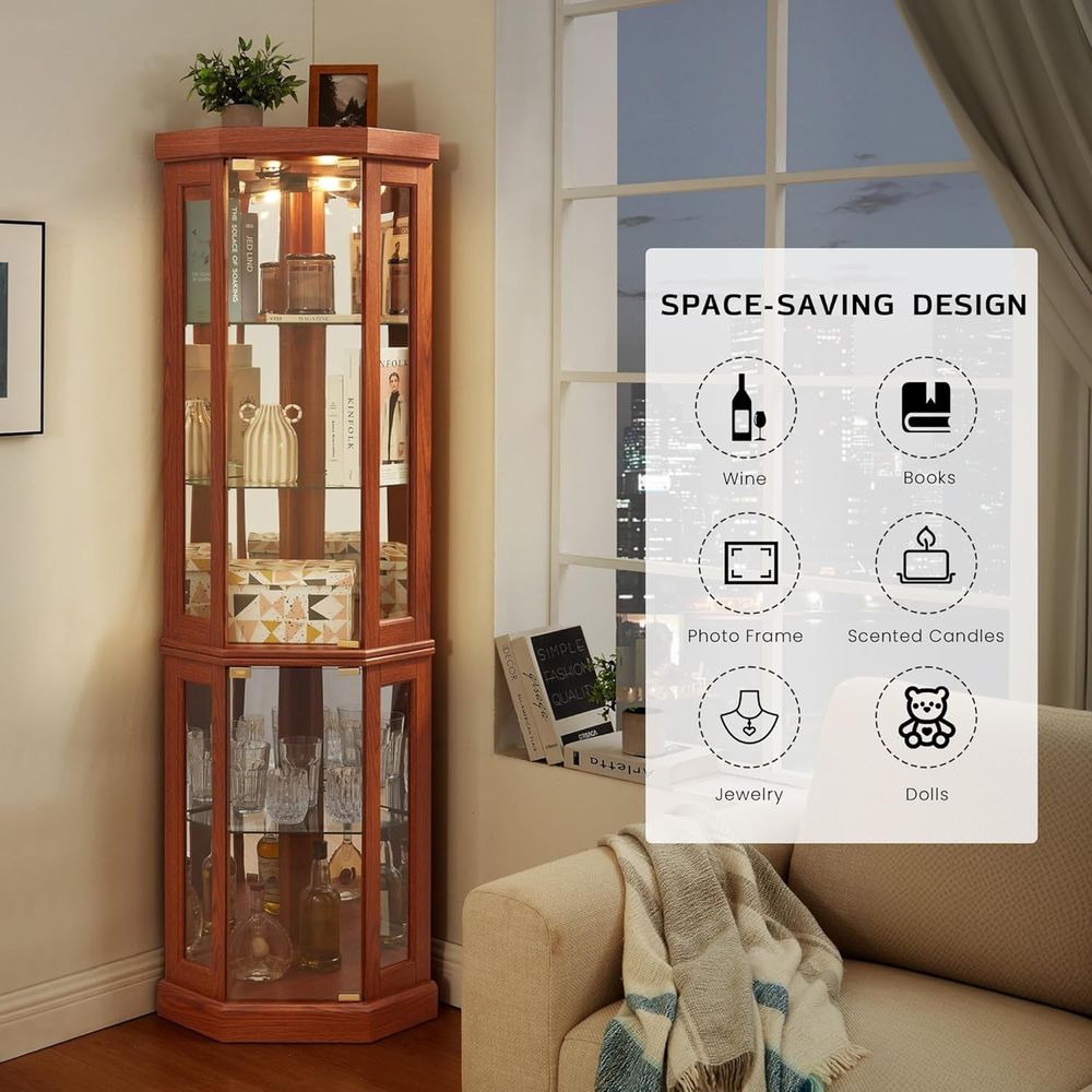 70 Tall Illuminated Glass Disp - Wine & Beer Guayaquil บทวิจารณ์และราคา