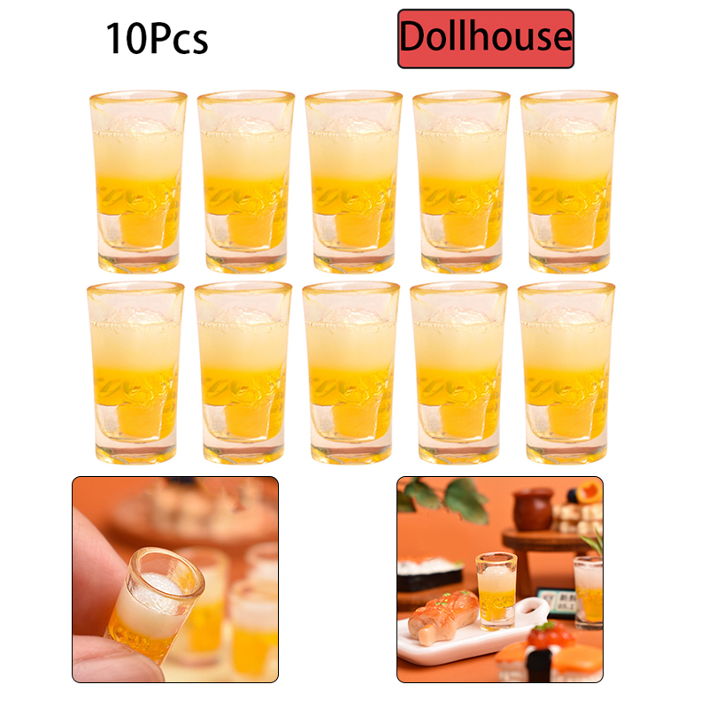 10pcs Miniature Toy Kitchen Be - Wine Beer And บทวิจารณ์และราคา
