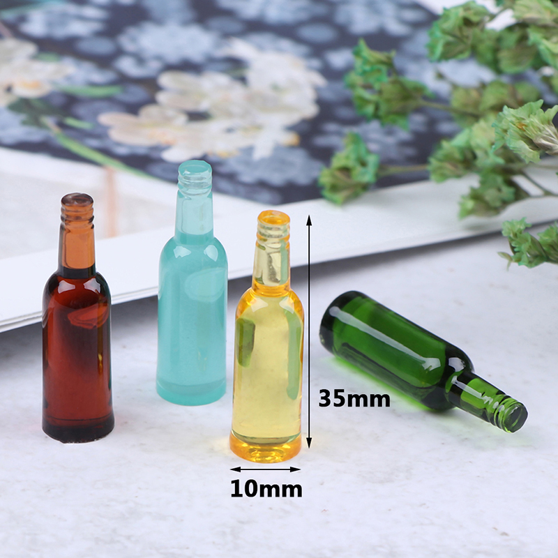 6pcs 1:12 Dollhouse Miniature  - Wine Beer And บทวิจารณ์และราคา