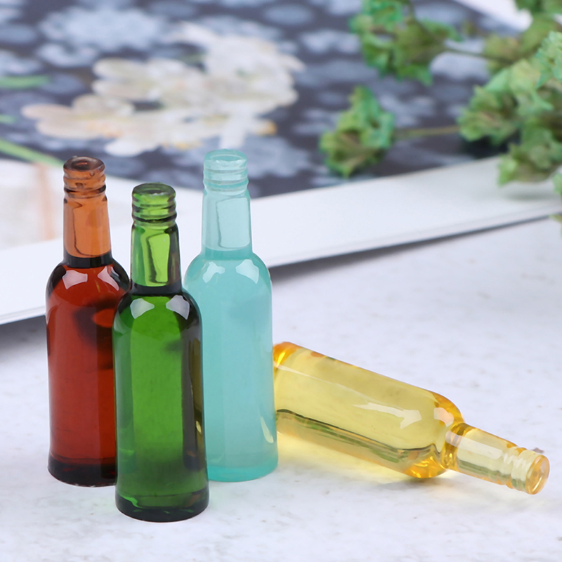 6pcs 1:12 Dollhouse Miniature  - Wine Beer And บทวิจารณ์และราคา