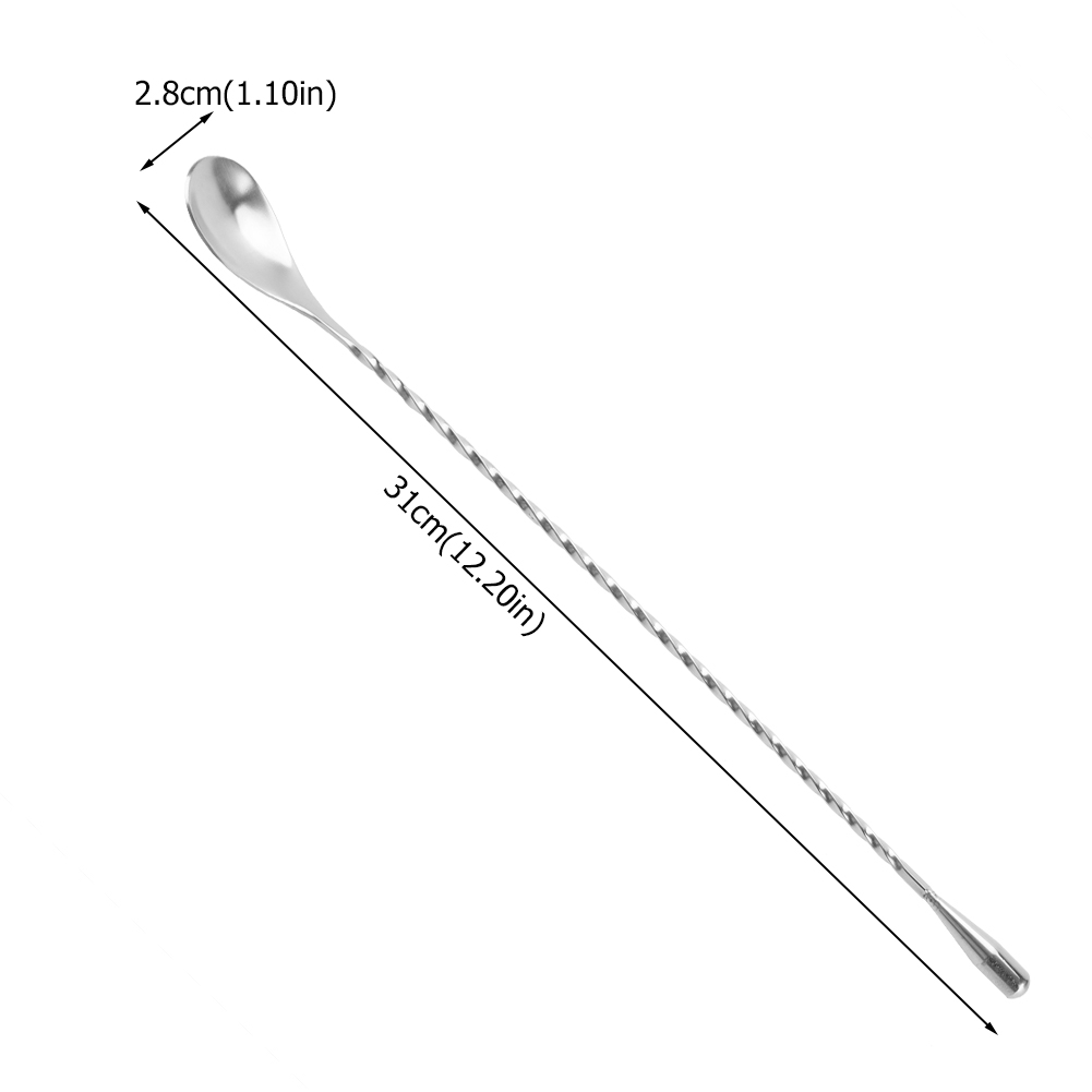 Stainless Steel Bar Wine Cockt - Bar Spoon Twisted บทวิจารณ์และราคา