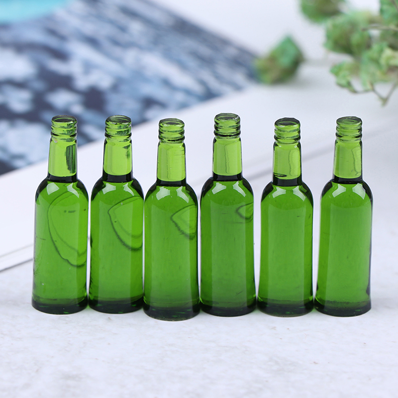 6pcs 1:12 Dollhouse Miniature  - Wine Beer And บทวิจารณ์และราคา