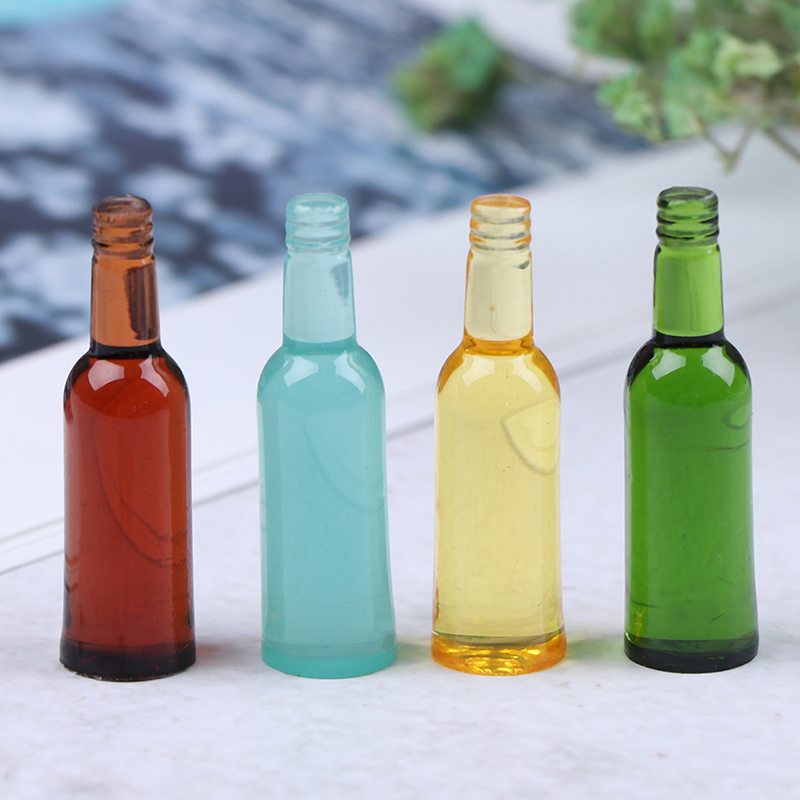 6pcs 1:12 Dollhouse Miniature  - Wine Beer And บทวิจารณ์และราคา