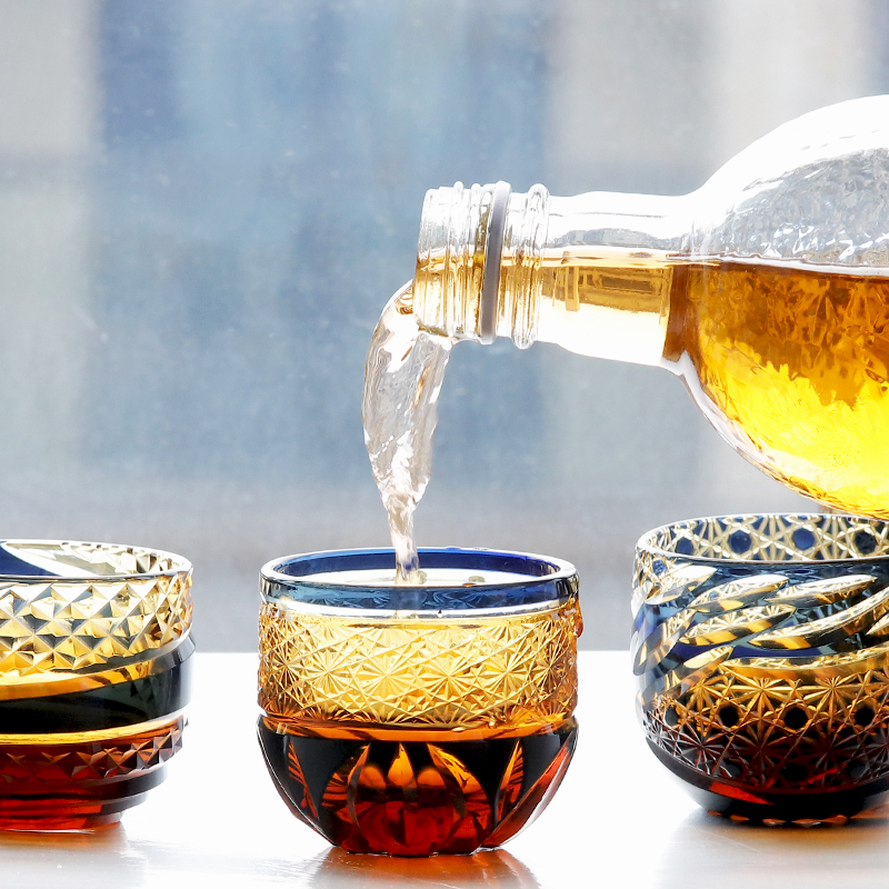 60ml Hand Carved Amber Blue Sa - Wine & Beer Guayaquil บทวิจารณ์และราคา