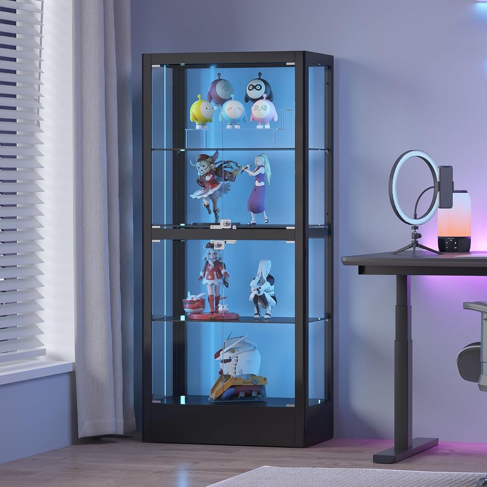 4-Sided Lockable Glass Display - Wine & Beer Guayaquil บทวิจารณ์และราคา