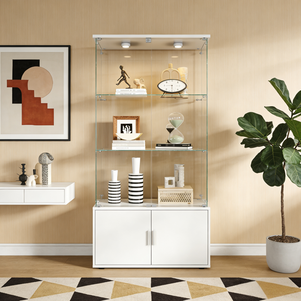 White Double-door 4-Layer Stor - Wine & Beer Guayaquil บทวิจารณ์และราคา