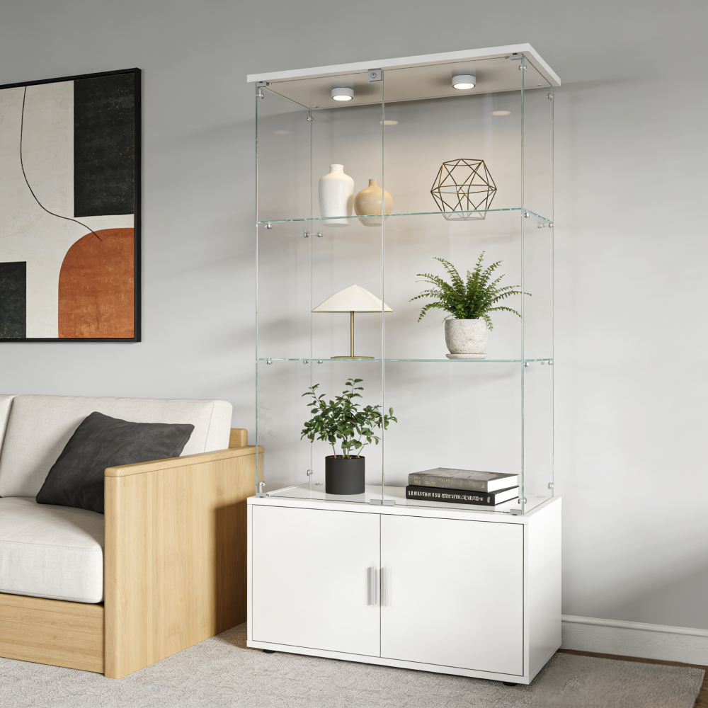 White Double-door 4-Layer Stor - Wine & Beer Guayaquil บทวิจารณ์และราคา