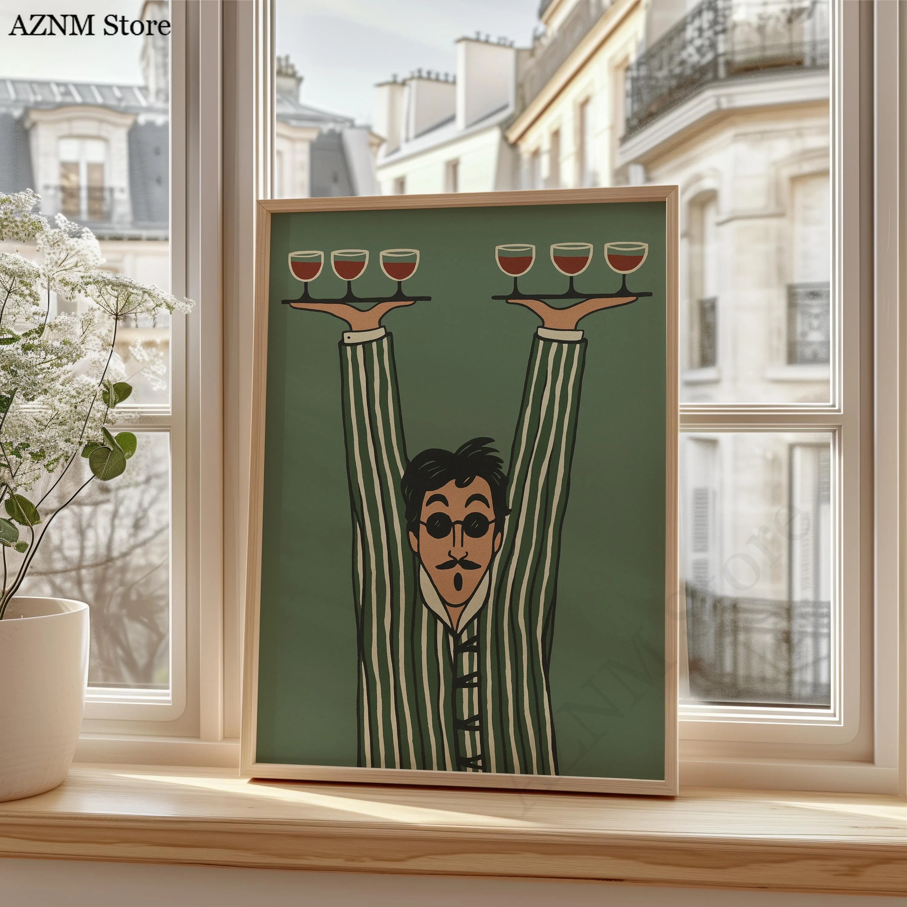 Retro Server Wall Decor, Minim - Wine Beer Bar บทวิจารณ์และราคา