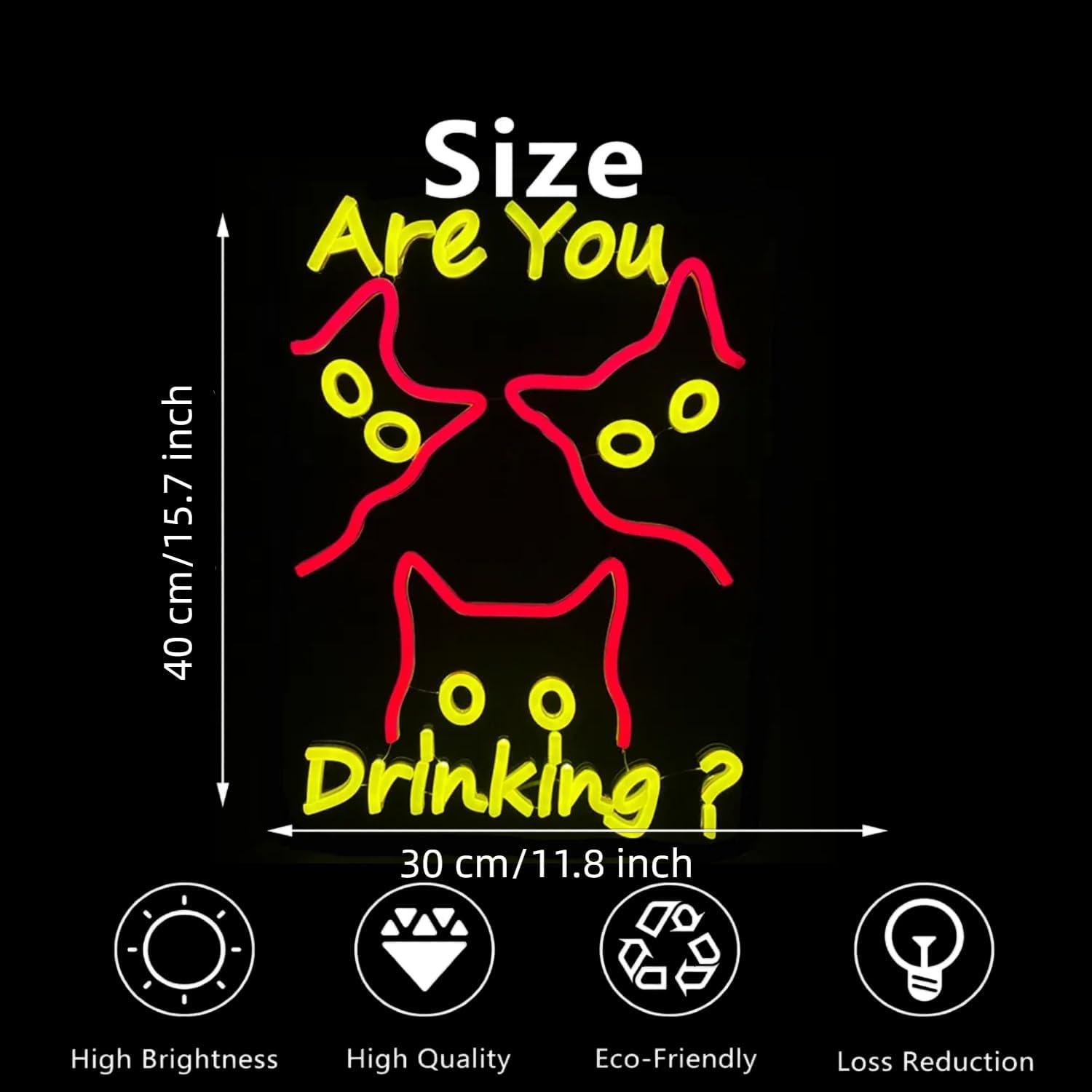 Are You Dringking Neon Sign Ca - Wine Beer And บทวิจารณ์และราคา