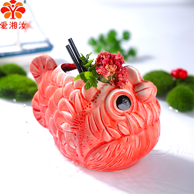 Cute Lantern Fish Cocktail Gla - Wine Beer Bar บทวิจารณ์และราคา
