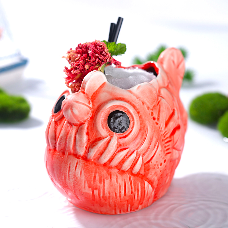 Cute Lantern Fish Cocktail Gla - Wine Beer Bar บทวิจารณ์และราคา