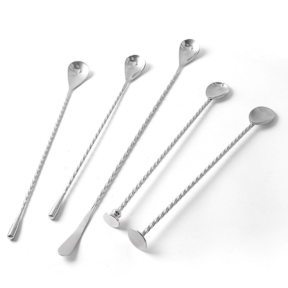 Stainless Steel Cocktail Spoon - Bar Spoon Twisted บทวิจารณ์และราคา