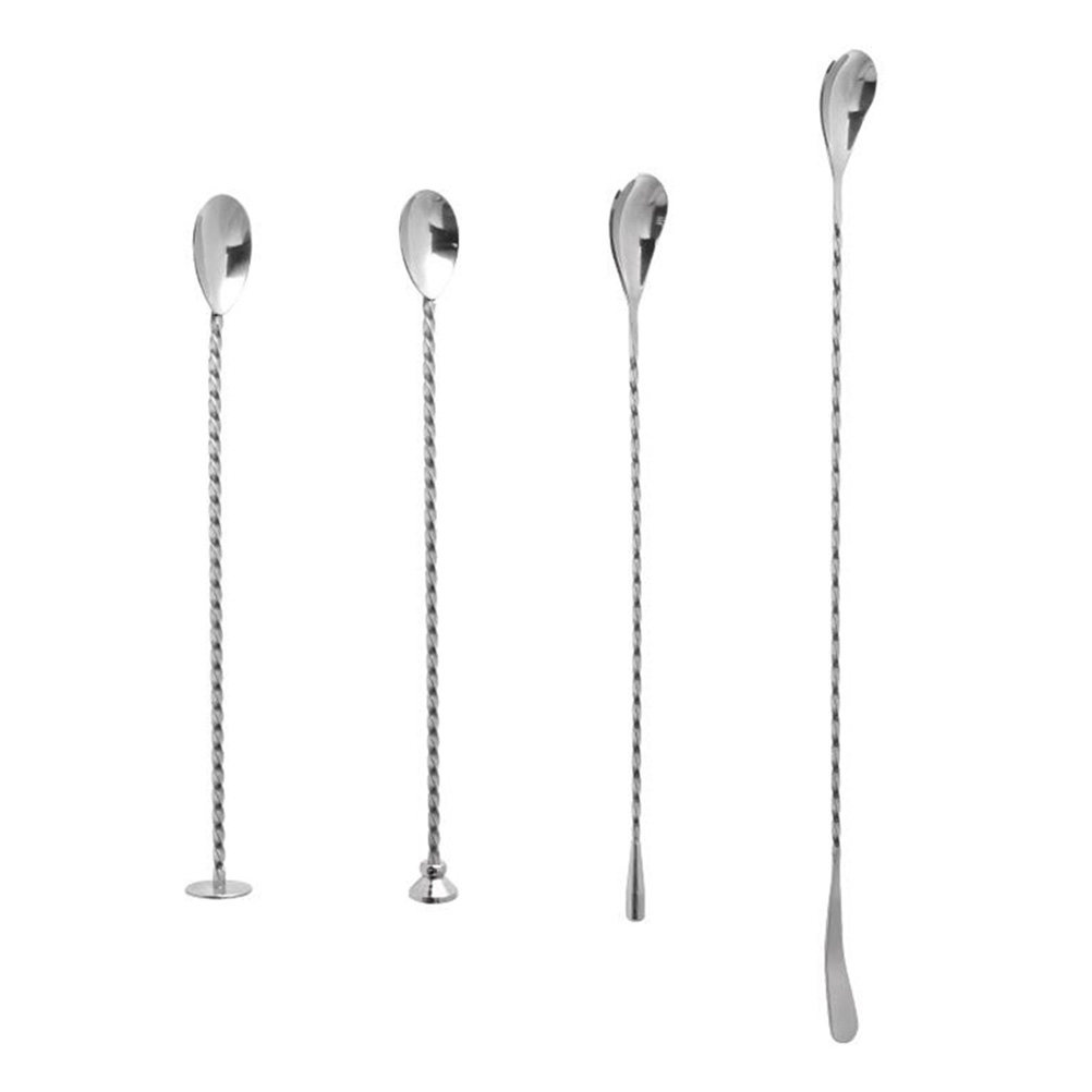 Stainless Steel Cocktail Spoon - Bar Spoon Twisted บทวิจารณ์และราคา