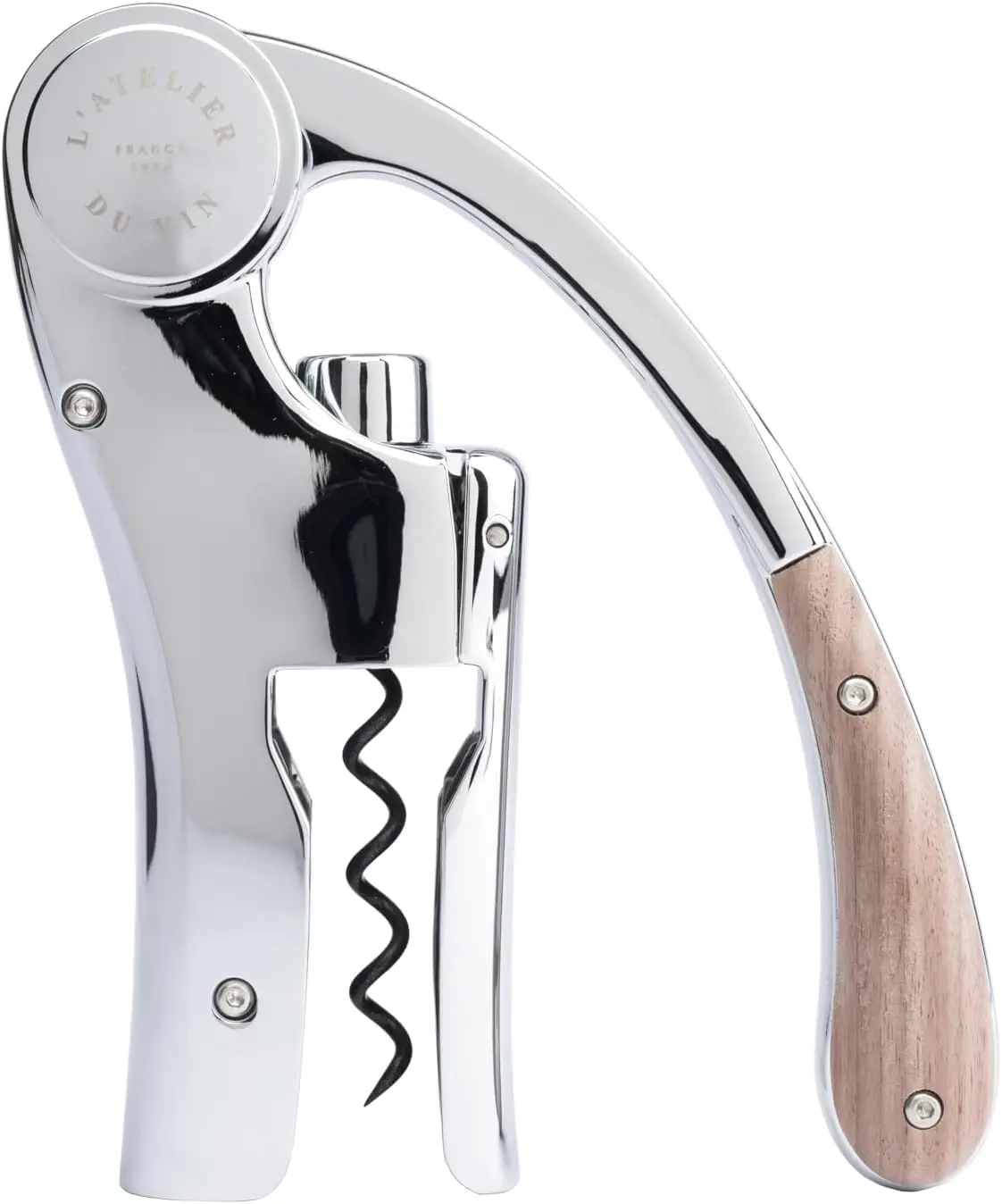 Silver Wood Lever Corkscrew Wi - Cork Screw Lever บทวิจารณ์และราคา