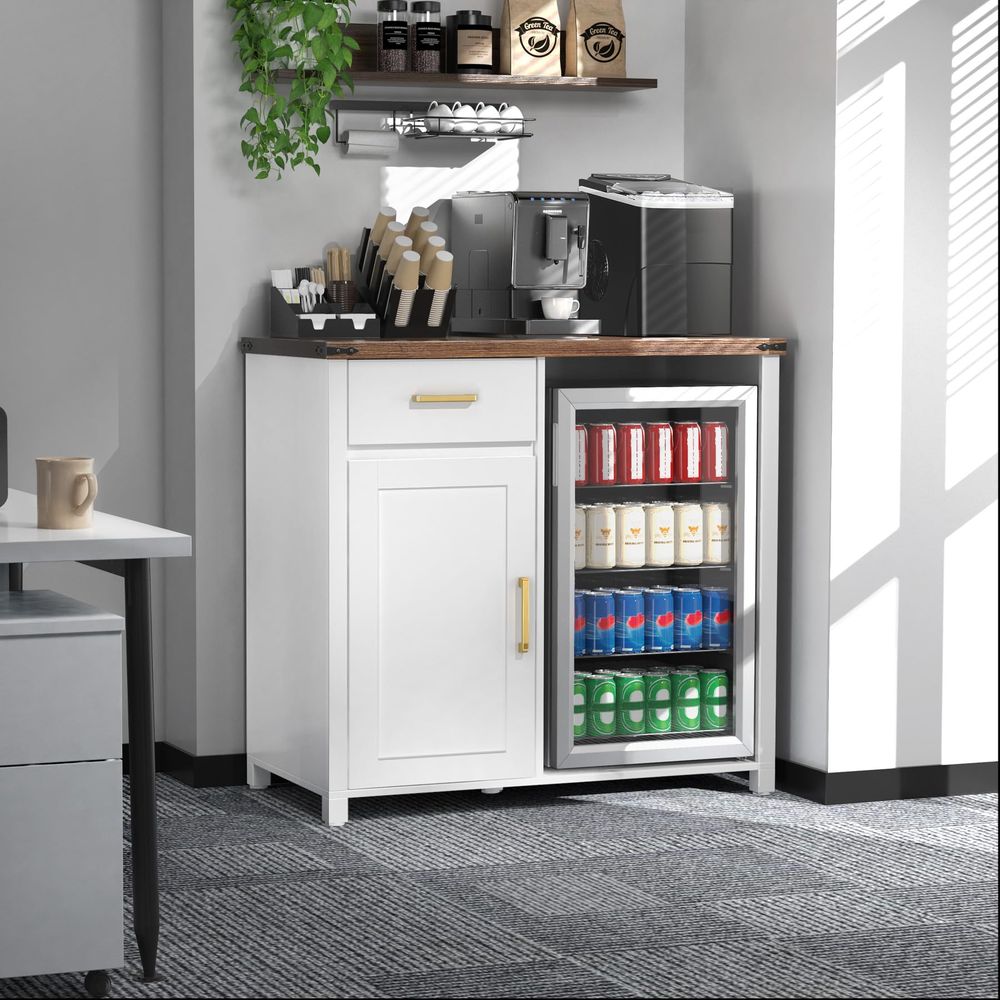 Coffee Bar with Mini Fridge Sp - Wine & Beer Guayaquil บทวิจารณ์และราคา